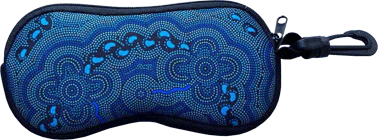 Aboriginal Art Sunglasses Case by Karen Taylor Artists, More Artworks