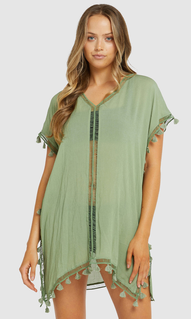 Crinkle Viscose Moroccan Kaftan, More Colours