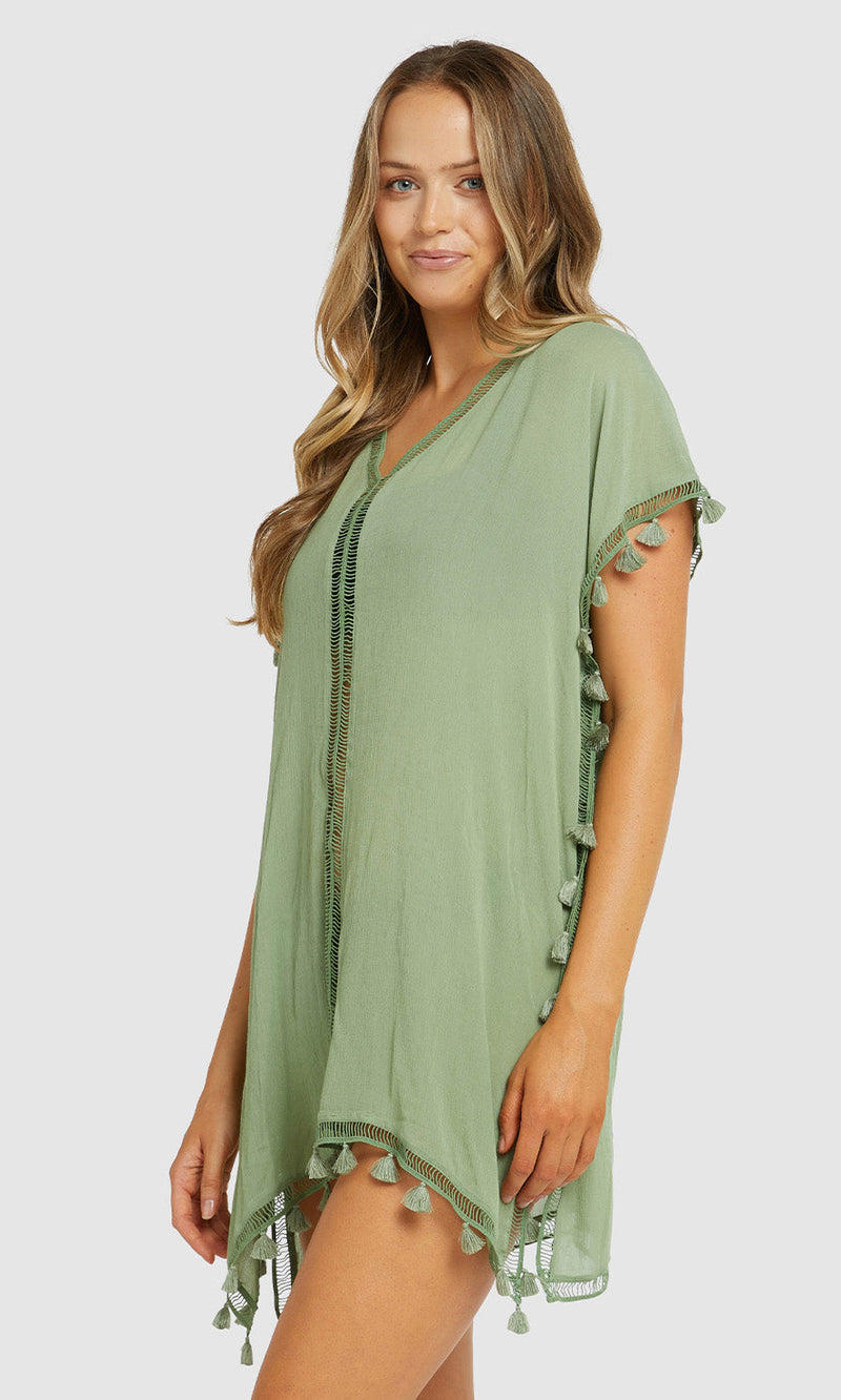 Crinkle Viscose Moroccan Kaftan, More Colours