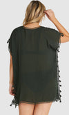 Crinkle Viscose Moroccan Kaftan, More Colours