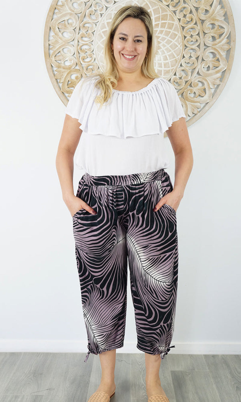 Rayon Pant Castaway Trippy