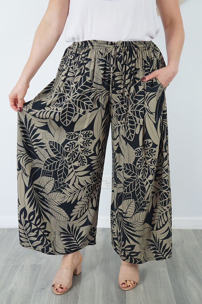 Rayon Pant Cha Cha Betelnut