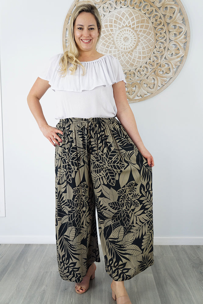 Rayon Pant Cha Cha Betelnut