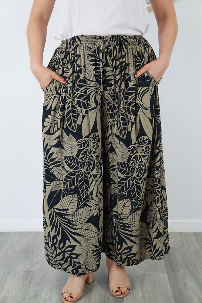 Rayon Pant Cha Cha Betelnut