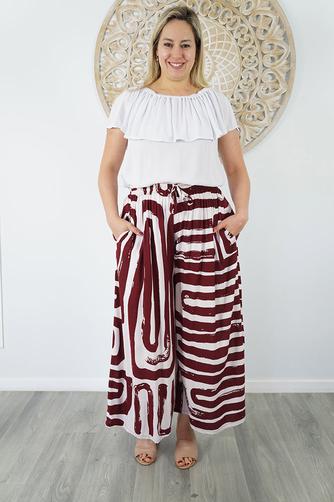 Rayon Pant Cha Cha Pathway, More Colours