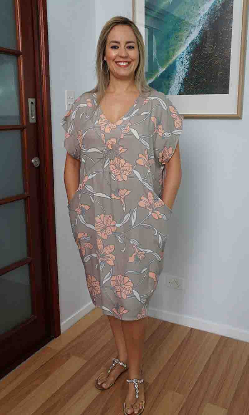 Rayon Dress Cruiser Poppy