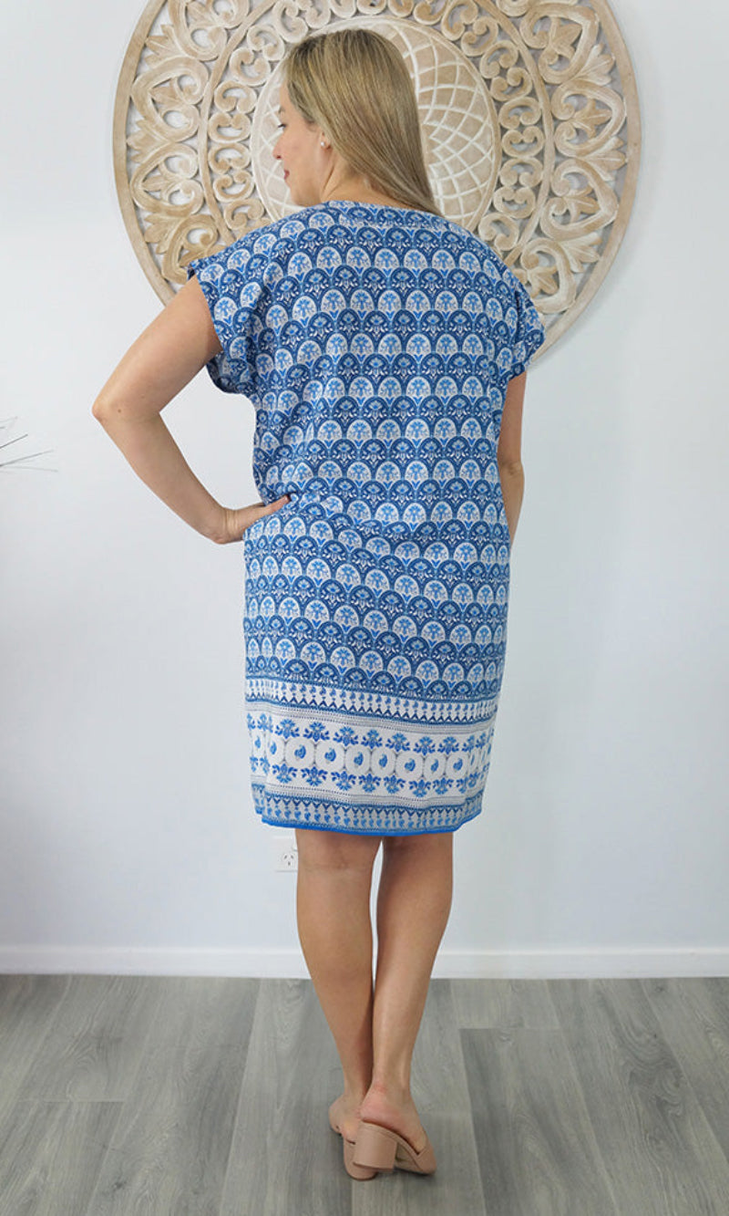 Rayon Cruiser Dress Scallop, More Colours