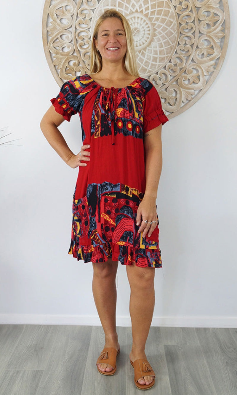 Rayon Cuba Dress Dreamer, More Colours