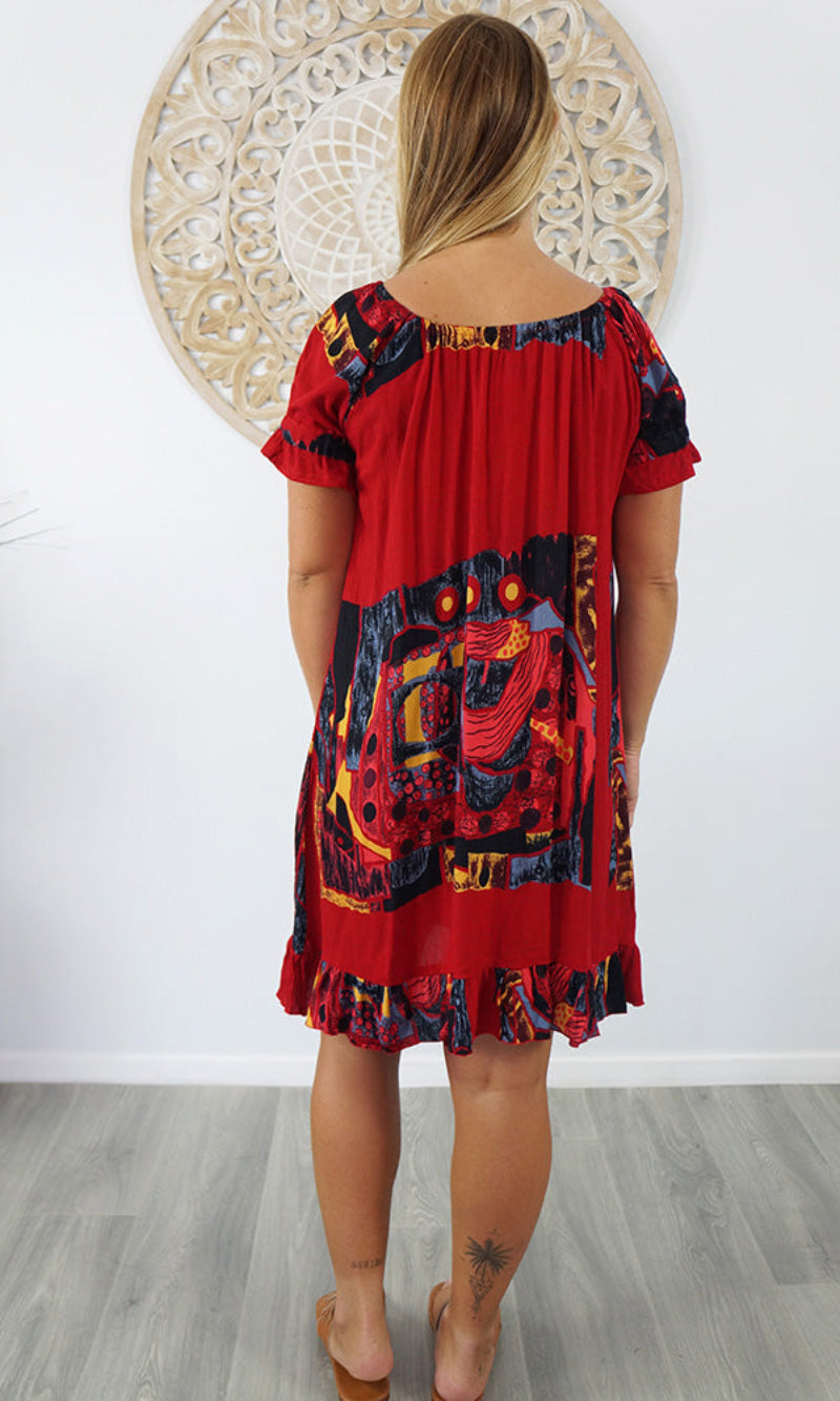 Rayon Cuba Dress Dreamer, More Colours