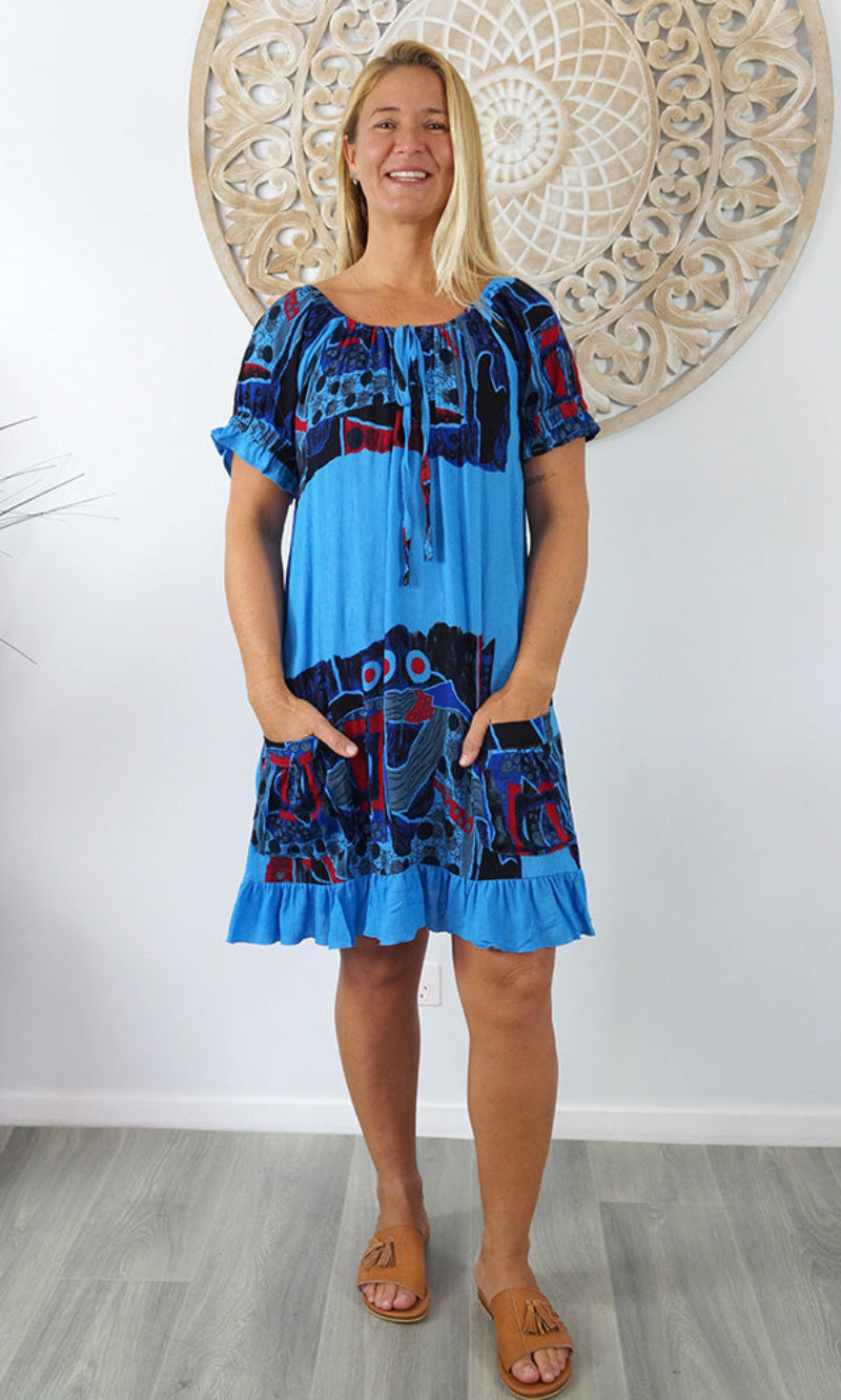 Rayon Cuba Dress Dreamer, More Colours