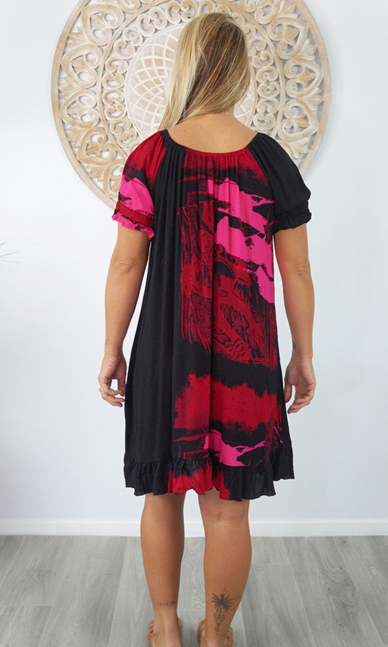 Rayon Cuba Dress Modem, More Colours