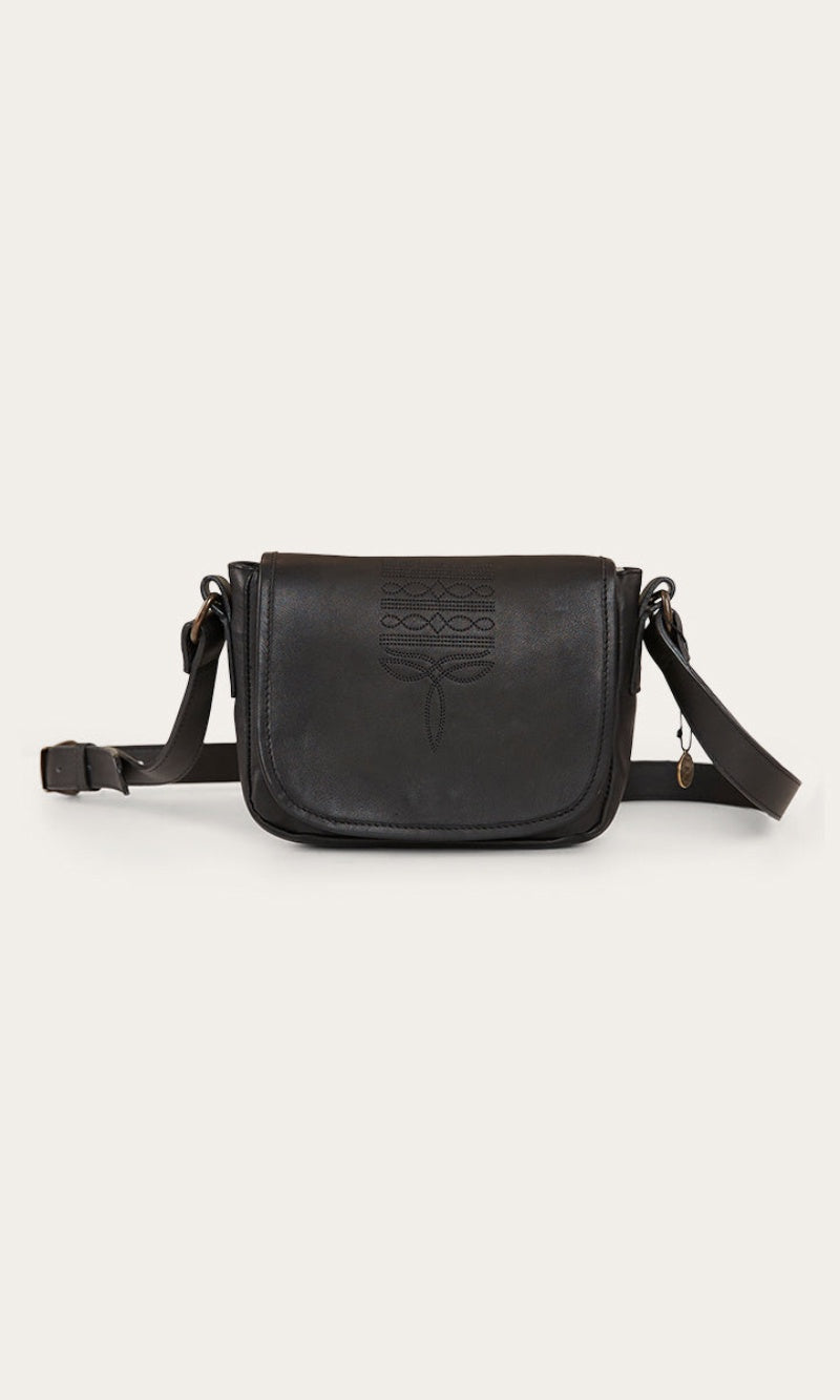Callie Saddle Bag - Black