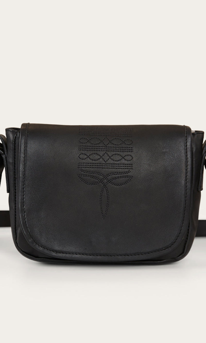 Callie Saddle Bag - Black