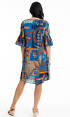 Cotton Dress Contemporary Frill Sleeve Camps Bay