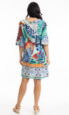 Cotton Dress Contemporary Frill Sleeve Cayman