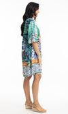 Cotton Dress Contemporary Frill Sleeve Cayman