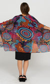 Aboriginal Art Chiffon Shawl Celebration