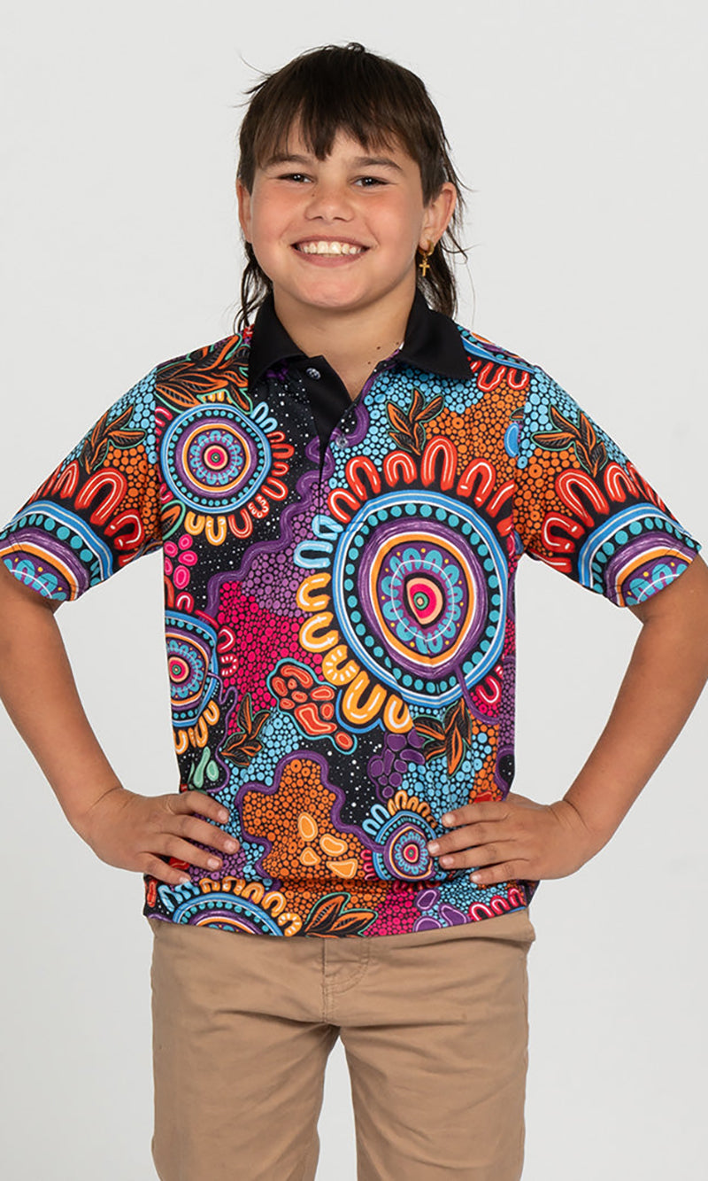 Aboriginal Art Kids Unisex Celebration