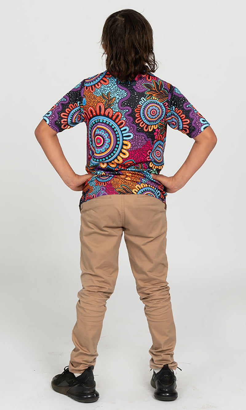 Aboriginal Art Kids Unisex Celebration