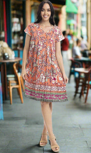 Cotton Dress Easy Fit Condoa