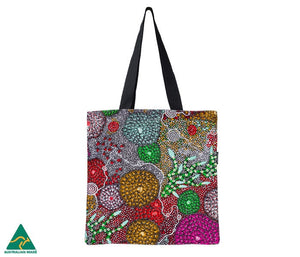 Aboriginal Art Tote Bag Coral Hayes