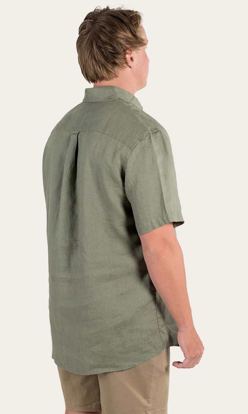Relaxed Linen Shirt Dawson Short Sleeve