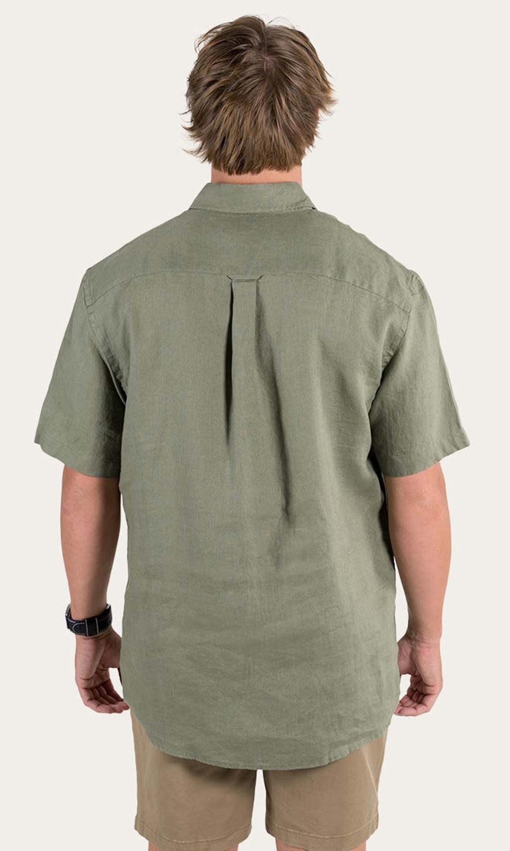 Relaxed Linen Shirt Dawson Short Sleeve