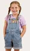 Dahlia Kids Denim Short Overall