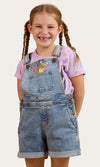 Dahlia Kids Denim Short Overall