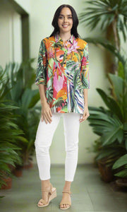 Rayon Shirt Collared Digital, More Print