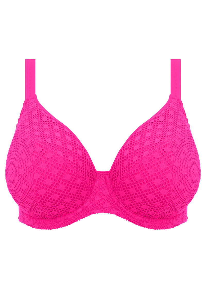 Bazaruto Clematis UW Plunge Bikini Top, Special Order E Cup to JJ Cup