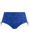 Pebble Cove Blue Adjustable Bikini Brief, Special Order L - 6 XL