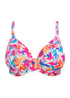 Savaneta White UW Plunge Bikini Top, Special Order E Cup to JJ Cup