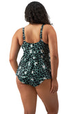 Jungle Bay Olive Non Wired Moulded Tankini Top, Special Order XL - 6XL