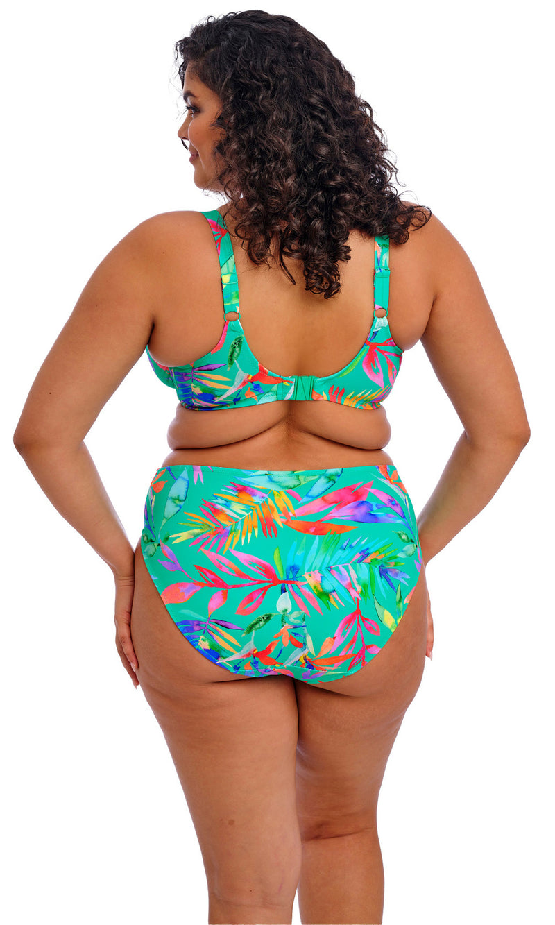 Toyama Tides Jade Mid Rise Bikini Brief, Special Order M - 6XL