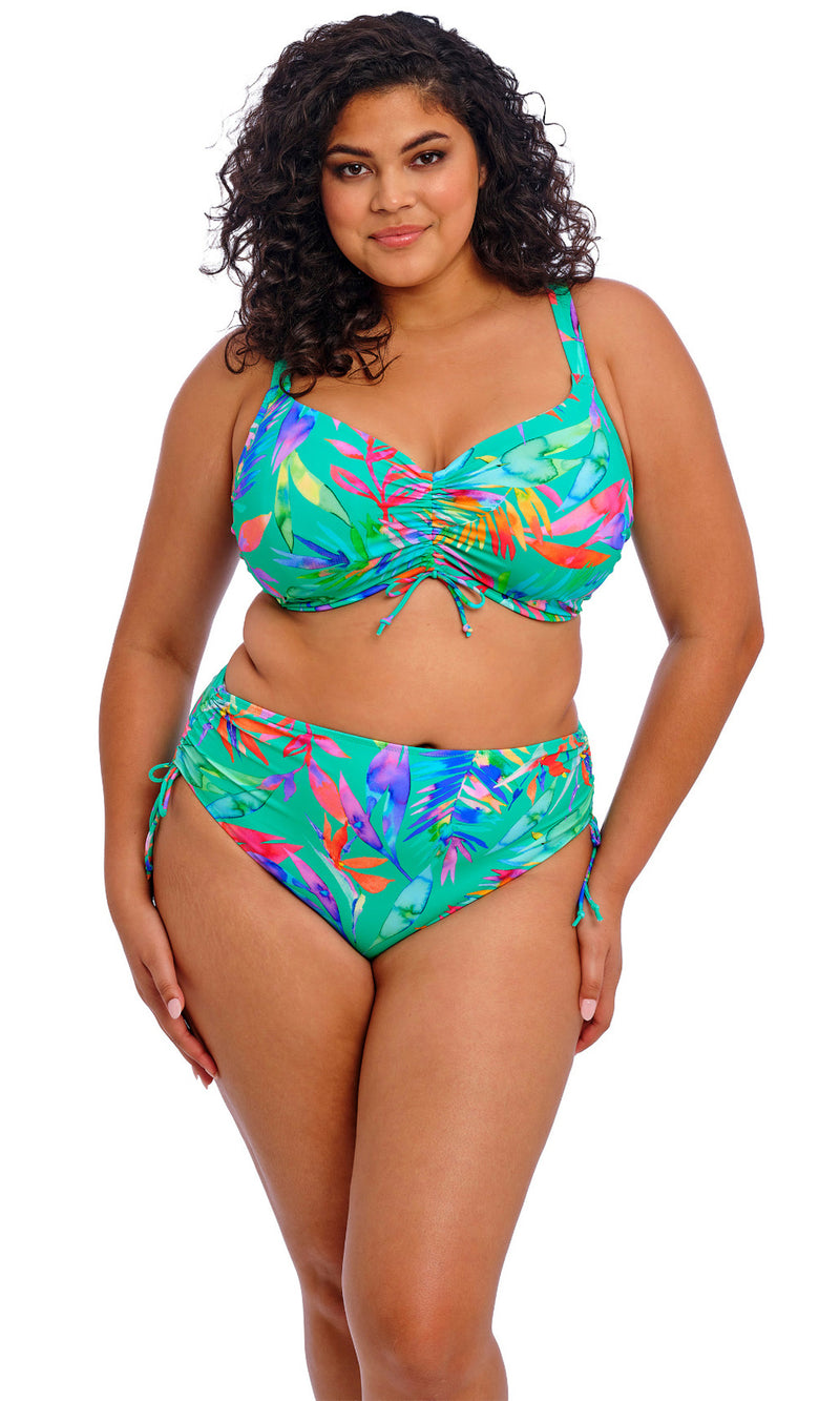 Toyama Tides Jade Adjustable Bikini Brief, Special Order M - 6XL