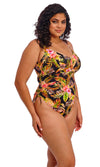 Tiger Valley Black Non Wired Swimsuit, Special Order F/FF to H/HH