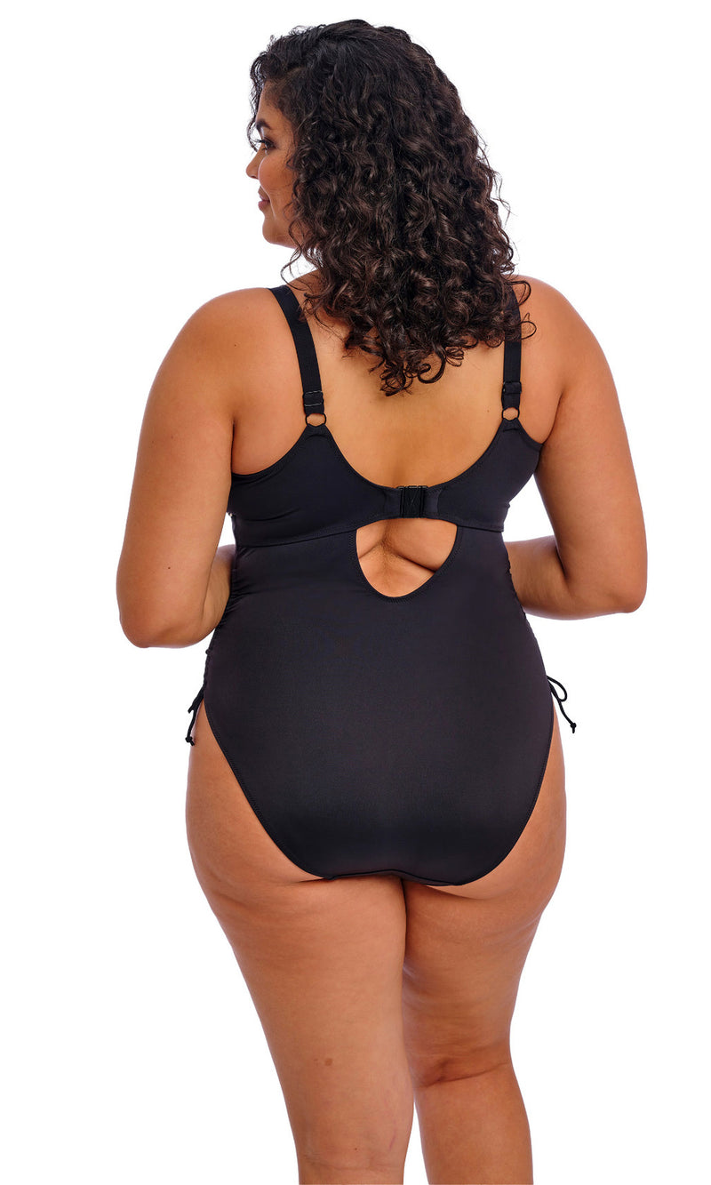 Fiji Falls Black Non Wired Swimsuit, Special Order F/FF to H/HH