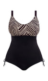 Fiji Falls Black Non Wired Swimsuit, Special Order F/FF to H/HH