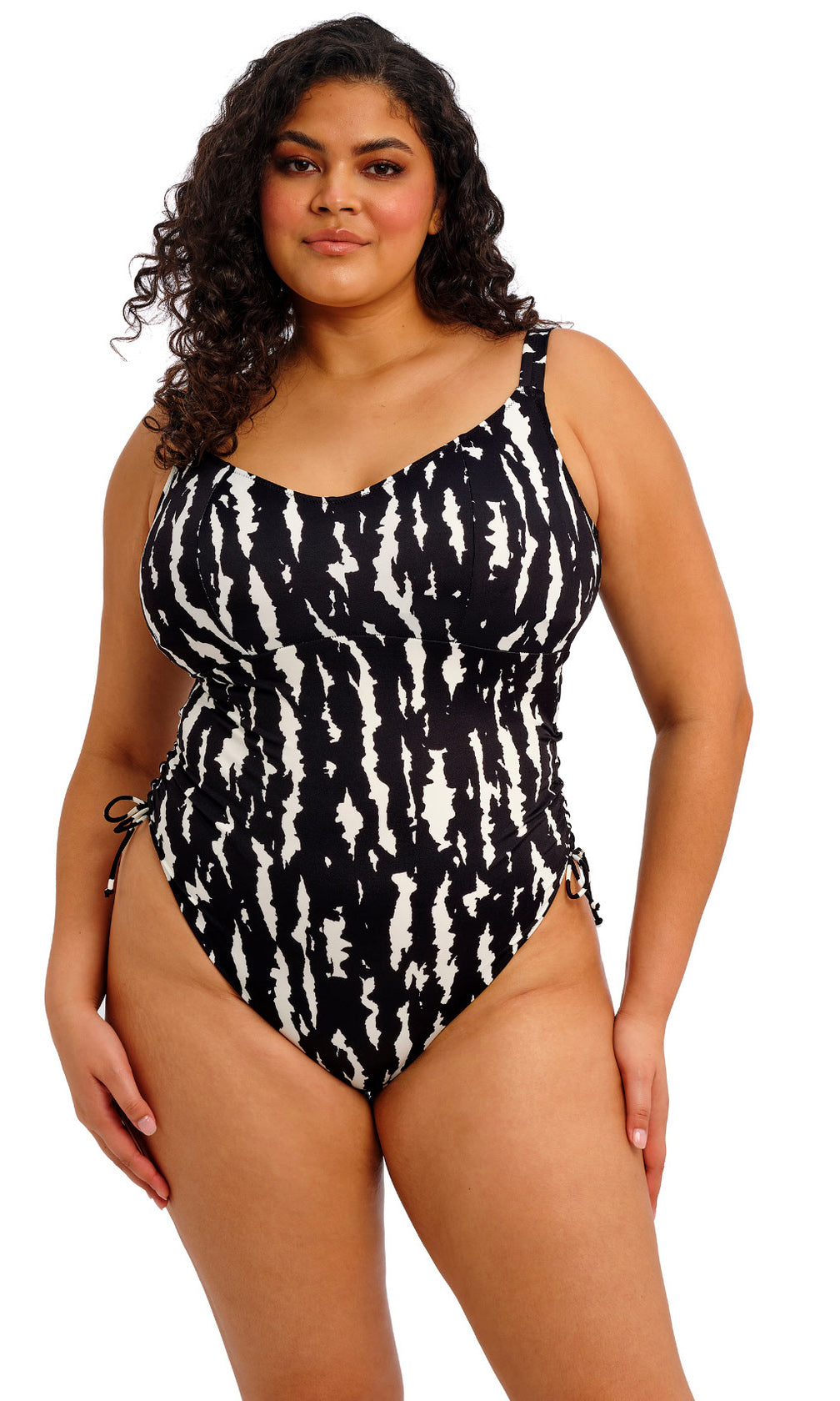 Echo Shell Black Non Wired Swimsuit, Special Order F/FF to H/HH