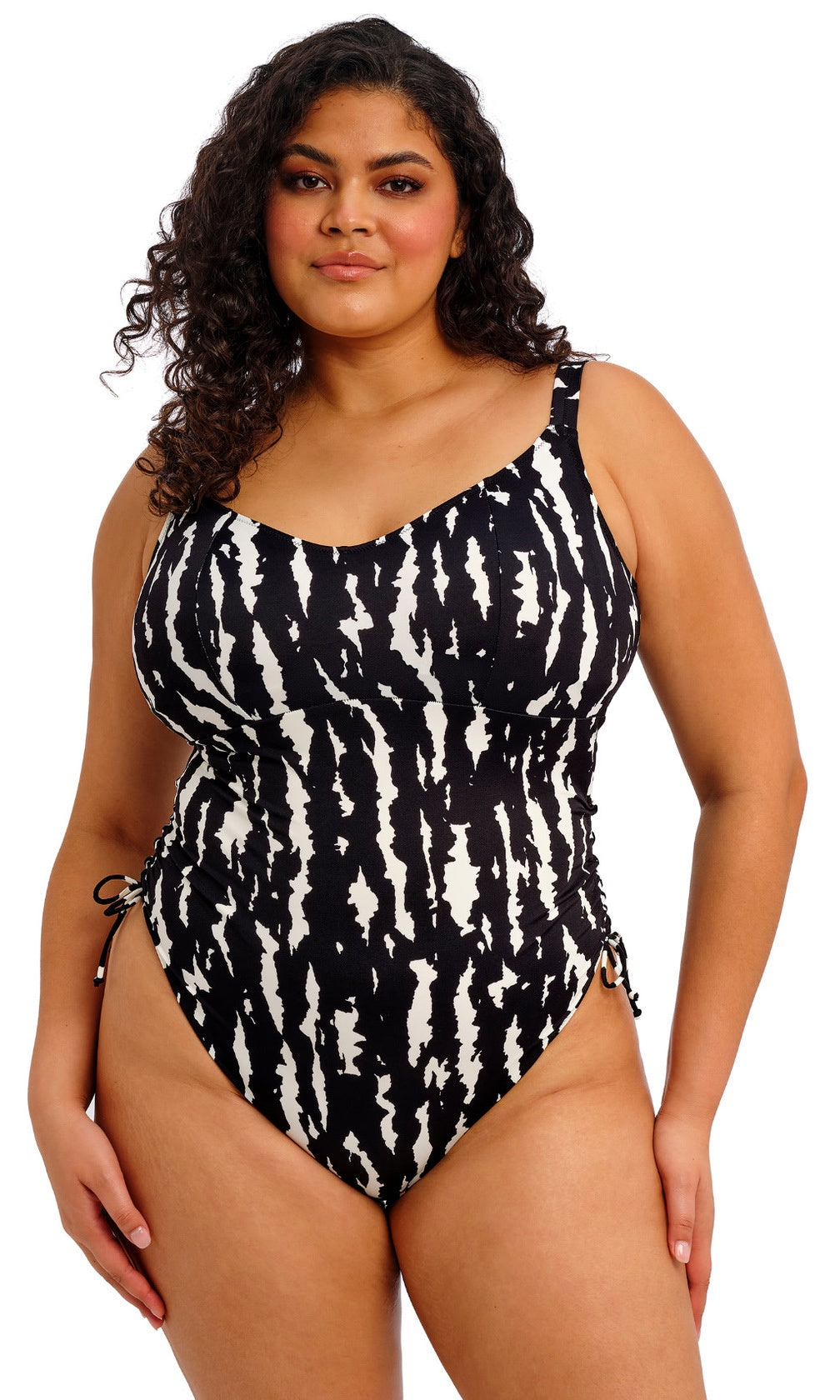 Echo Shell Black Non Wired Swimsuit, Special Order F/FF to H/HH