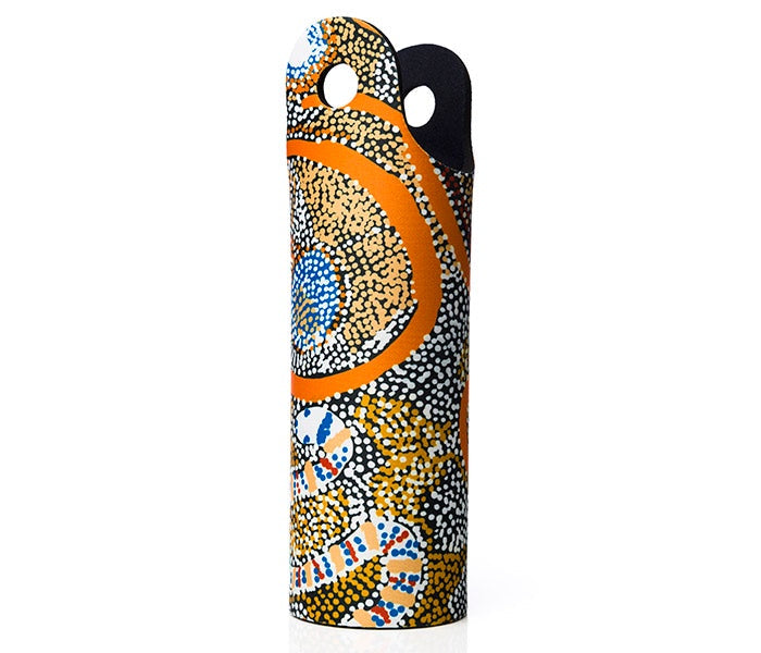 Aboriginal Art Bottle Holder Elaine Lane.