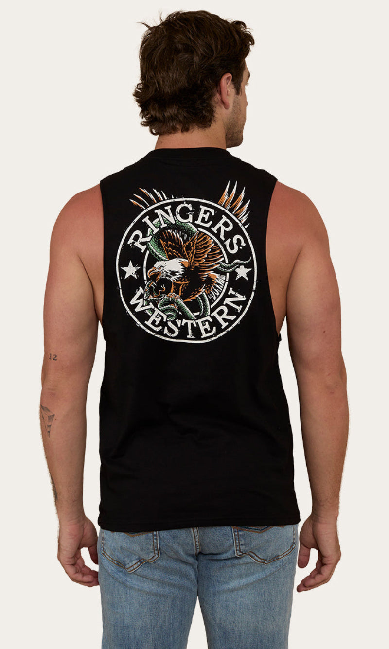 Eyrie Mens Muscle Tank Black