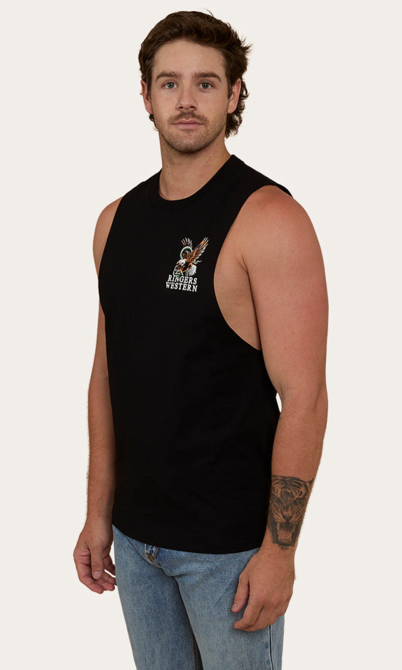 Eyrie Mens Muscle Tank Black