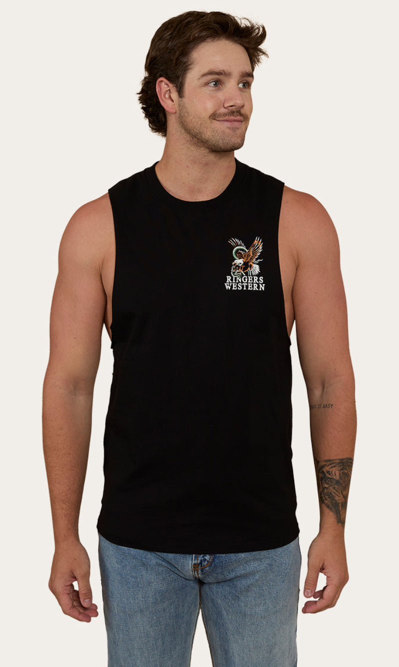 Eyrie Mens Muscle Tank Black