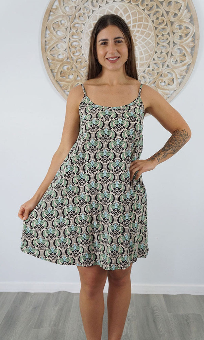 Rayon Dress Folly Groovy, More Colours