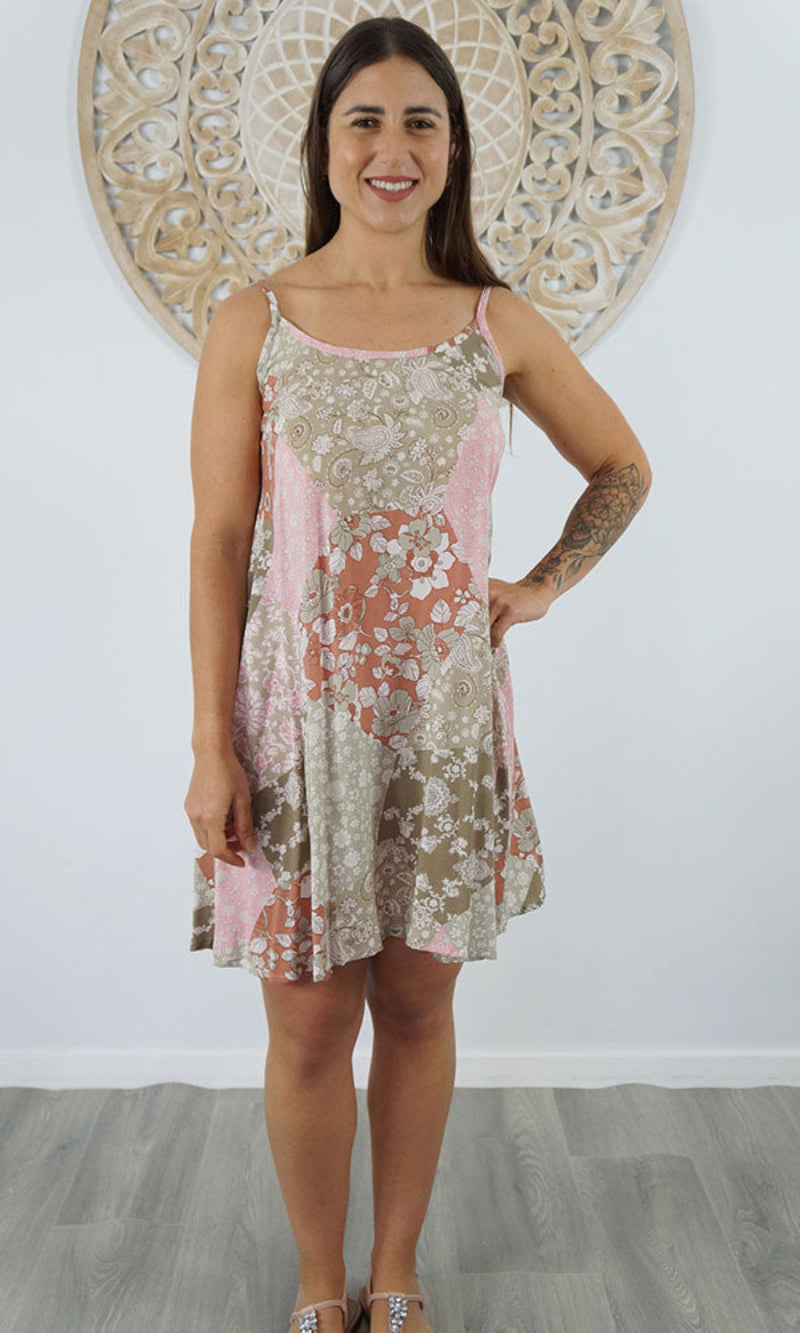 Rayon Dress Folly Patchwork, More Colours