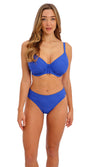 Beach Waves Ultramarine UW Gathered Full Cup Bikini Top, Special Order D Cup to H Cup