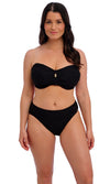 Beach Waves Black UW Bandeau Bikini Top, Special Order D Cup to G Cup