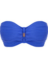 Beach Waves Ultramarine UW Bandeau Bikini Top, Special Order D Cup to G Cup